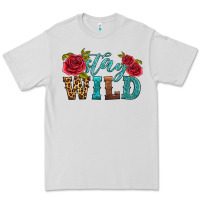 Dove Grey stay wild Premium Tee - HRA Design Shop