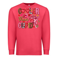 Cardinal Cooler than Cupid Valentine's Day Premium Sweatshirt - HowdyJamesFarm