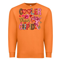 Carrot Cooler than Cupid Valentine's Day Premium Sweatshirt - HowdyJamesFarm