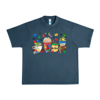 Midnight Navy autism awareness day coffee cups Urban Heavy Tee - MaliasSmallBusiness