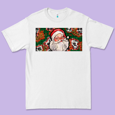 Christmas With Santa Premium Tee Designed By Adodesignshop