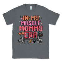 Charcoal Heather in my muscle mommy era Classic Tee - MaliasSmallBusiness