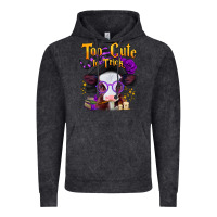 Vintage Black too cute to trick halloween baby calf Vintage Hoodie - Jasminsmagicworld