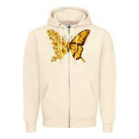 Sandshell childhood cancer butterfly Zipper Hoodie - Jasminsmagicworld
