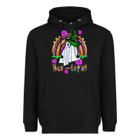 Black Boo-tiful ghost Heavyweight Hoodie - NancyCooperArtShop