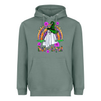 Sage Boo-tiful ghost Heavyweight Hoodie - NancyCooperArtShop