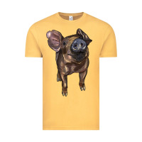 Vintage Mustard baby duroc pig Vintage Tee - LillyAllenDesigns