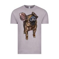 Vintage Zinc baby duroc pig Vintage Tee - LillyAllenDesigns