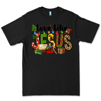 Black Christmas love like jesus Premium Tee - FaDigitalArtStudio