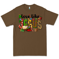 Cacao Christmas love like jesus Premium Tee - FaDigitalArtStudio