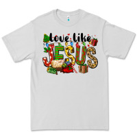 Dove Grey Christmas love like jesus Premium Tee - FaDigitalArtStudio