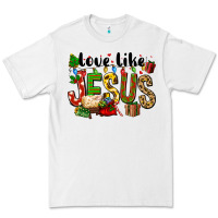 White Christmas love like jesus Premium Tee - FaDigitalArtStudio