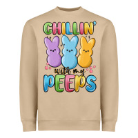 Mushroom chillin' with my peeps Heavyweight Sweatshirt - MaliasSmallBusiness