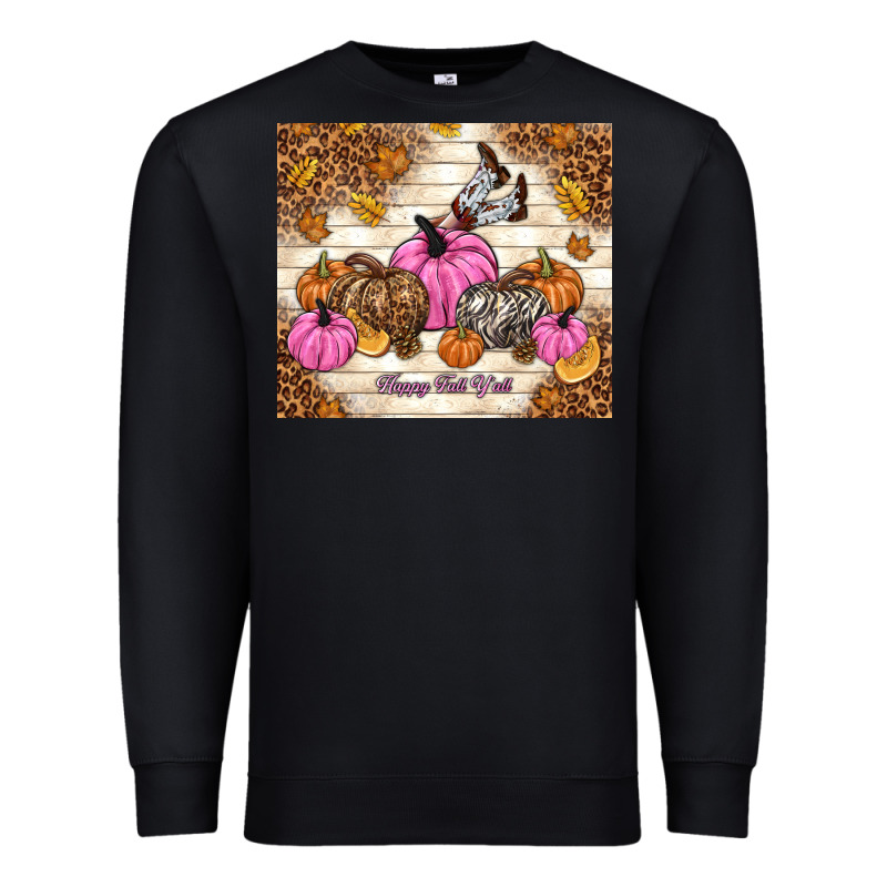 Happy Fall Y'all Cowgirl Premium Sweatshirt by TumblerDesignByShophia | Teevron