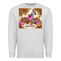 Dove Grey happy fall y'all cowgirl Premium Sweatshirt - TumblerDesignByShophia