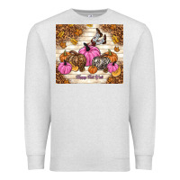 Oatmeal Heather happy fall y'all cowgirl Premium Sweatshirt - TumblerDesignByShophia