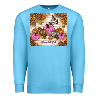 Ocean Blue happy fall y'all cowgirl Premium Sweatshirt - TumblerDesignByShophia