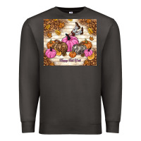 Smoke happy fall y'all cowgirl Premium Sweatshirt - TumblerDesignByShophia