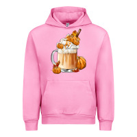 Fuchsia Pink Fall Coffee Urban Hoodie - FaDigitalArtStudio
