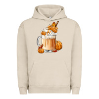 Pigment French Oak Fall Coffee Urban Hoodie - FaDigitalArtStudio