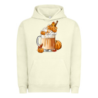 Pigment Pistachio Fall Coffee Urban Hoodie - FaDigitalArtStudio