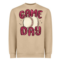 Mushroom game day baseball Heavyweight Sweatshirt - MaliasSmallBusiness