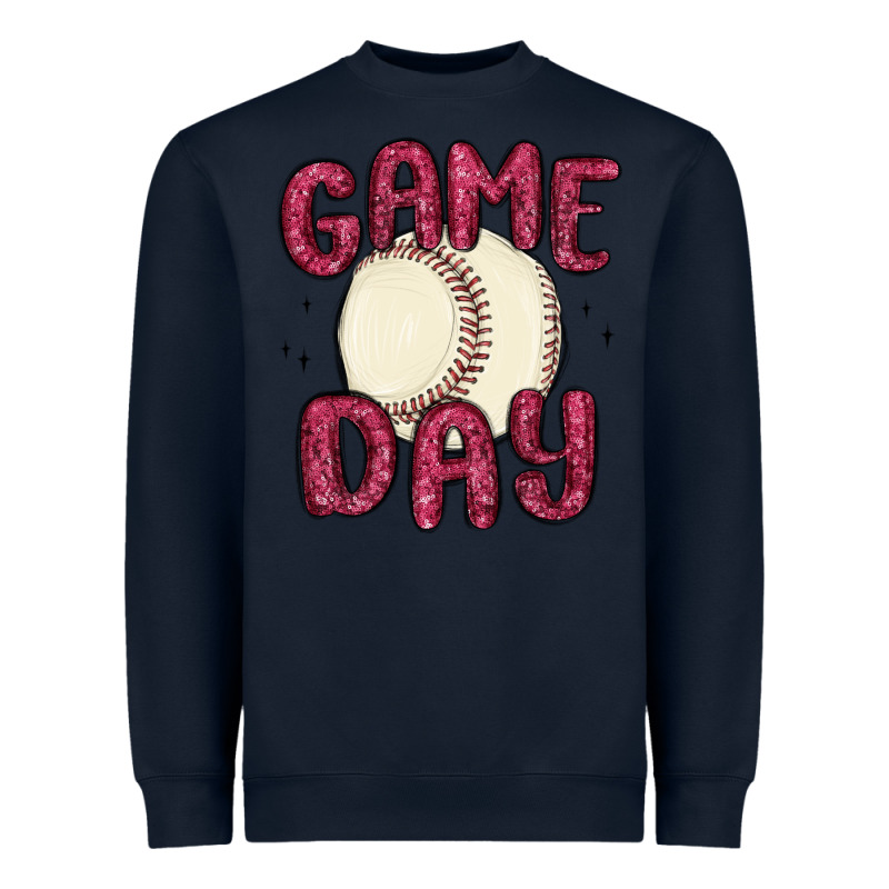 Game Day Baseball Heavyweight Sweatshirt by MaliasSmallBusiness | Teevron