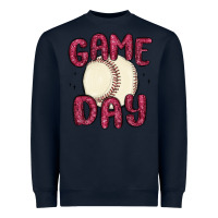 Navy game day baseball Heavyweight Sweatshirt - MaliasSmallBusiness