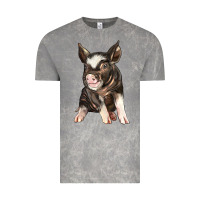 Cloud Rock baby berkshire pig Vintage Tee - LillyAllenDesigns