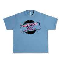 Pebble Blue competition Urban Heavy Tee - MaliasSmallBusiness
