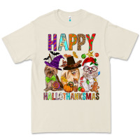 Bone Happy hallothankmas dog Premium Tee - FaDigitalArtStudio