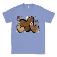 Colony Blue melanin hearts Classic Tee - MaliasSmallBusiness