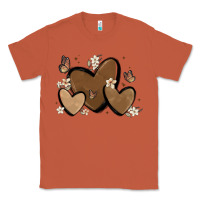 Copper melanin hearts Classic Tee - MaliasSmallBusiness