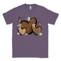 Lavender melanin hearts Classic Tee - MaliasSmallBusiness