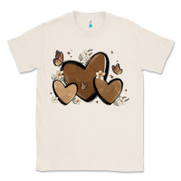 Natural melanin hearts Classic Tee - MaliasSmallBusiness