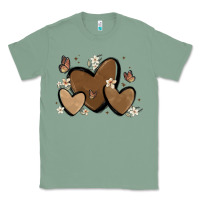 Sage melanin hearts Classic Tee - MaliasSmallBusiness