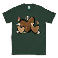 Sports Green melanin hearts Classic Tee - MaliasSmallBusiness