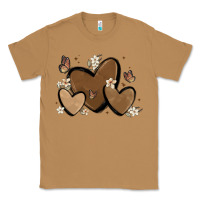 Toasted Coconut melanin hearts Classic Tee - MaliasSmallBusiness
