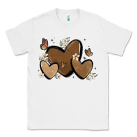 White melanin hearts Classic Tee - MaliasSmallBusiness
