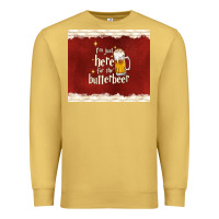 Antique Gold i'm just here for the butterbeer Premium Sweatshirt - TumblerDesignByShophia