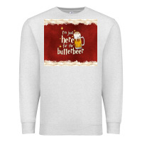 Oatmeal Heather i'm just here for the butterbeer Premium Sweatshirt - TumblerDesignByShophia