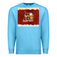Ocean Blue i'm just here for the butterbeer Premium Sweatshirt - TumblerDesignByShophia