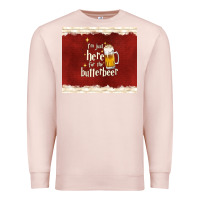 Pale Pink i'm just here for the butterbeer Premium Sweatshirt - TumblerDesignByShophia