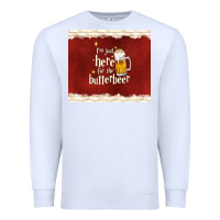 White i'm just here for the butterbeer Premium Sweatshirt - TumblerDesignByShophia