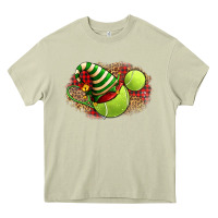 Mossy Tennis Christmas With Racket And Hat Heavy Core Tee - FaDigitalArtStudio