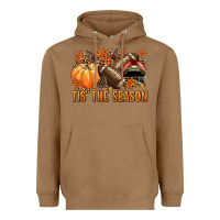 Toasted Coconut Tis' the season American Football Heavyweight Hoodie - NancyCooperArtShop