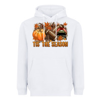 White Tis' the season American Football Heavyweight Hoodie - NancyCooperArtShop