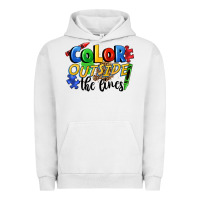 Pigment Lunar Rock Color outside the lines Urban Hoodie - FaDigitalArtStudio