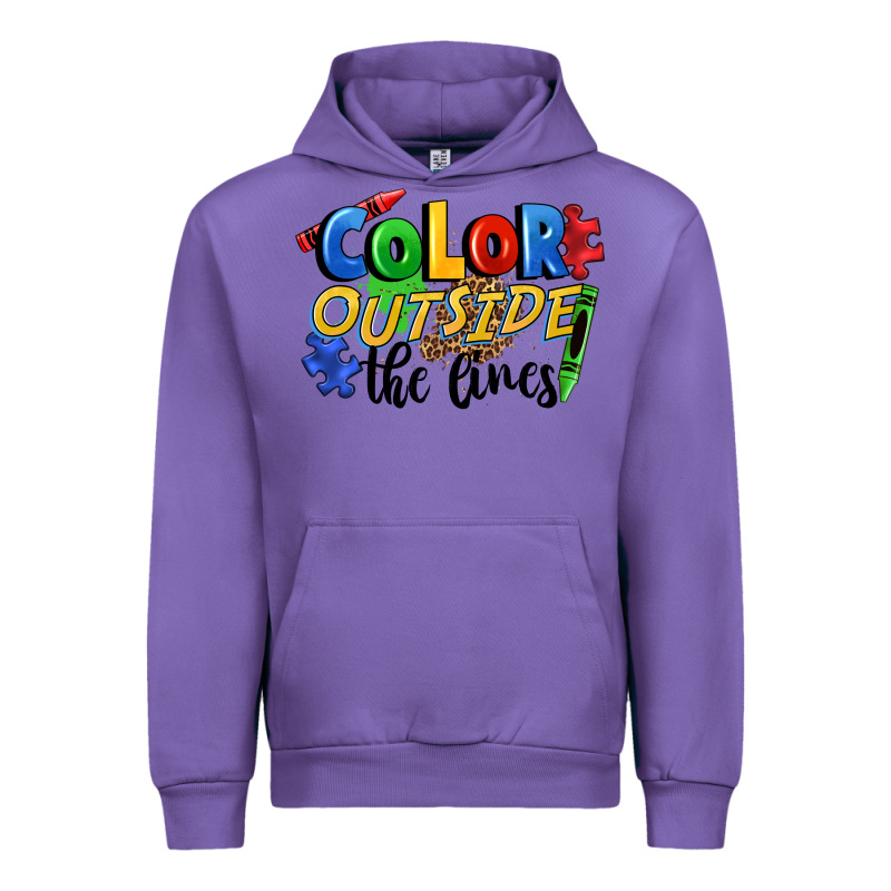 Color Outside The Lines Urban Hoodie by FaDigitalArtStudio | Teevron
