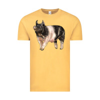 Vintage Mustard hampshire pig Vintage Tee - LillyAllenDesigns